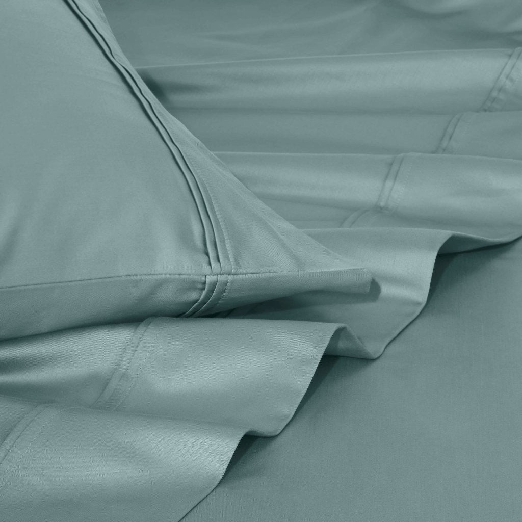 Luxury 1200 Thread Count Egyptian Cotton Deep Pocket Bed Sheet Set - Queen Size, Soft & Breathable for Ultimate Comfort - Perfect for Master Bedroom, Guest Room & Hotel Use