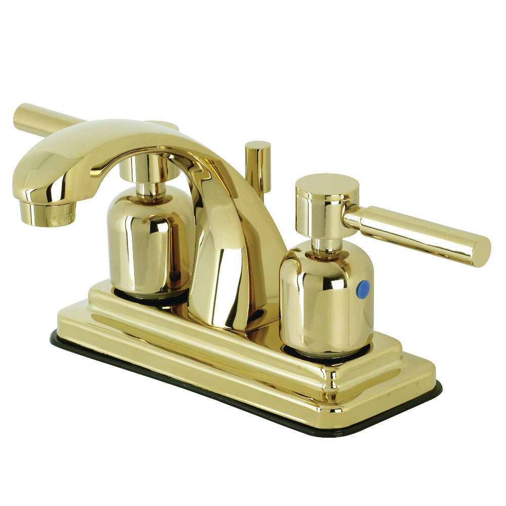 Kingston Brass KB4641DL 4-Inch Centerset Bathroom Faucet - Modern Water-Saving Design for Vanity Sinks, Powder Rooms & Guest Bathrooms