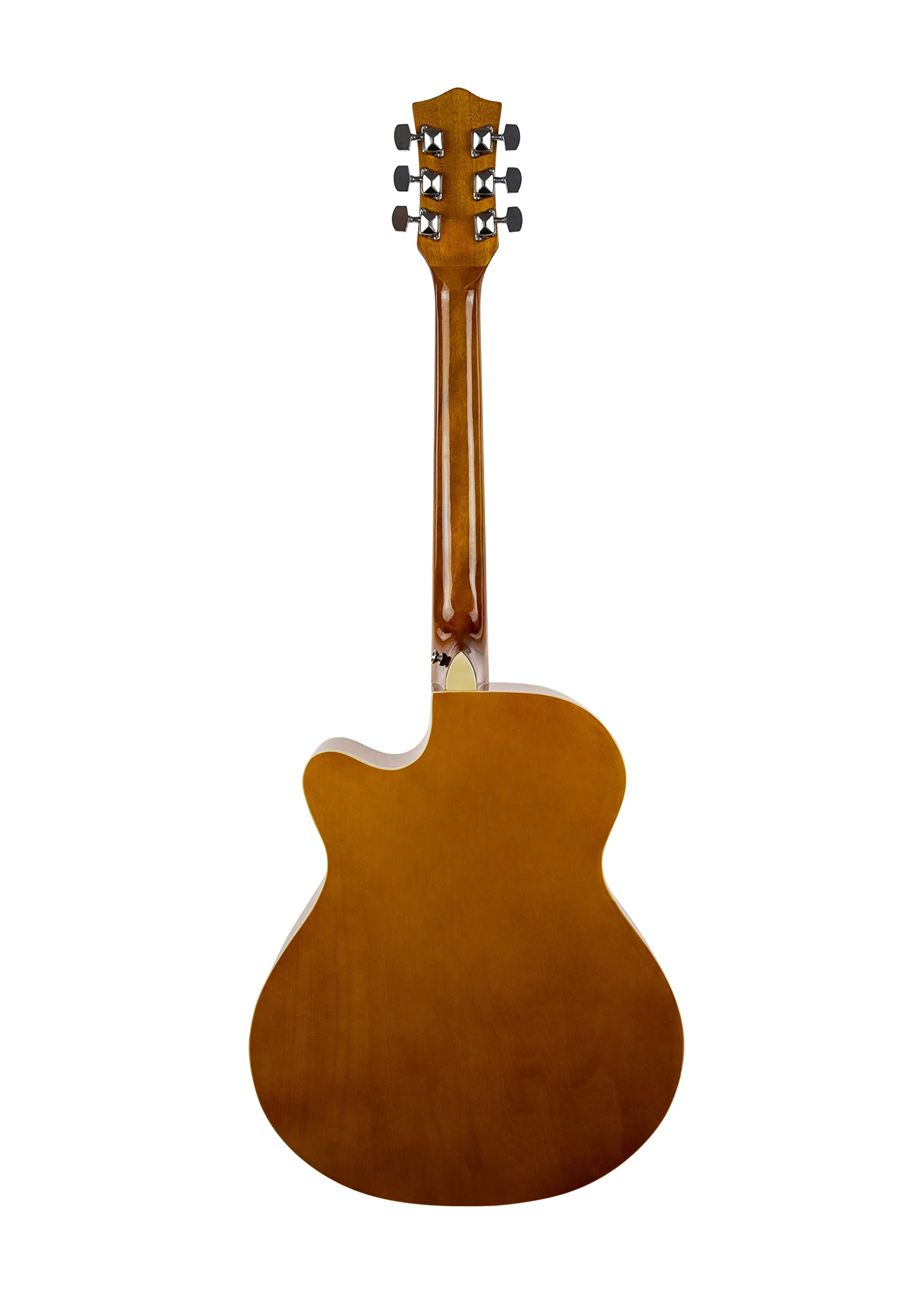 Vault EA-20CE Cutaway Acoustic-Electric Guitar Sunburst Bundle with Gig Bag, Tuner, Strap, Strings, Cable, Picks, DVD & Cloth - Perfect for Live Performances, Studio Recording & Traveling Musicians