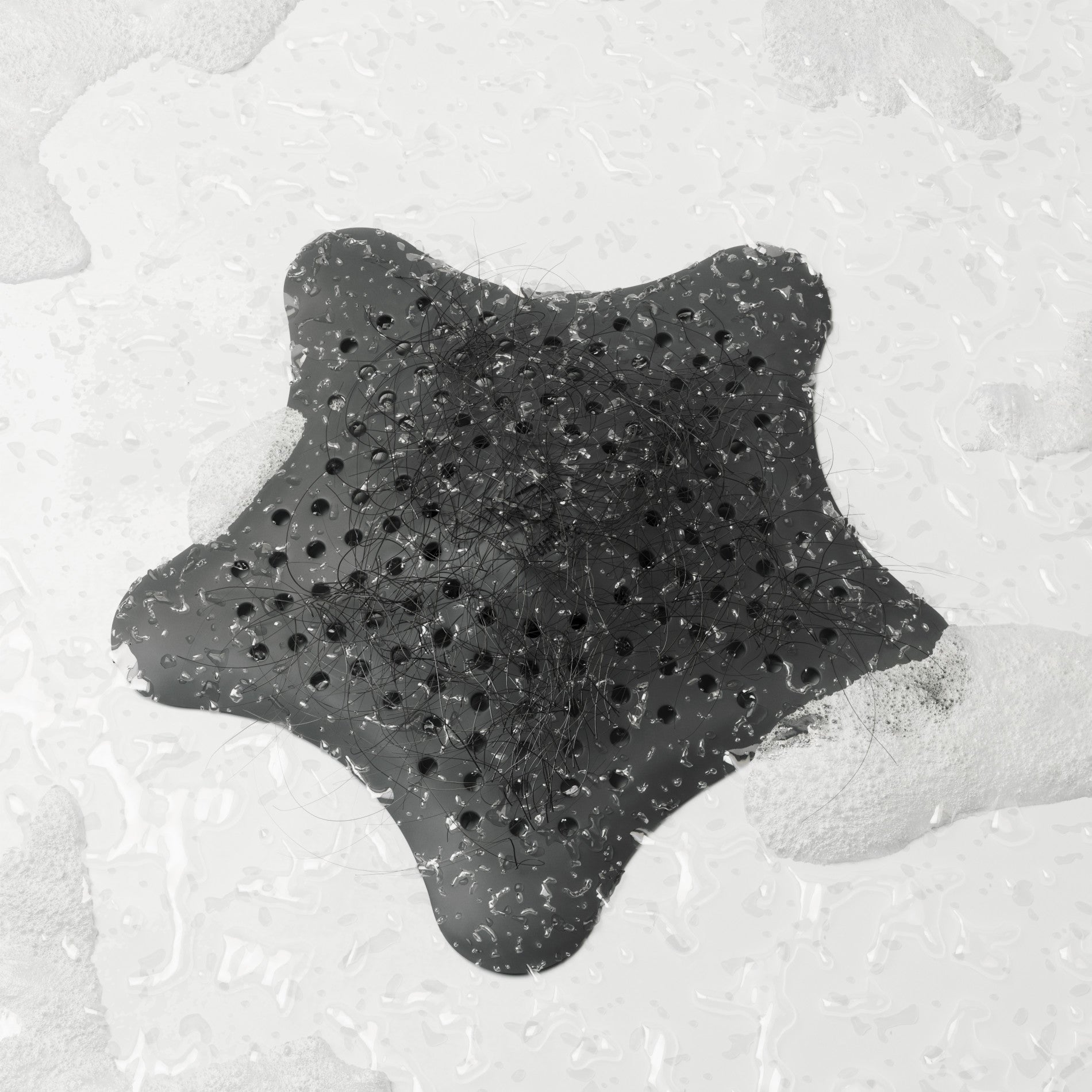 Starfish Hair Catcher for Shower Drain - Stainless Steel Bathroom Sink Strainer - Prevent Clogs in Tubs, Showers & Sinks (Perfect for Homes, Salons & Pet Grooming)