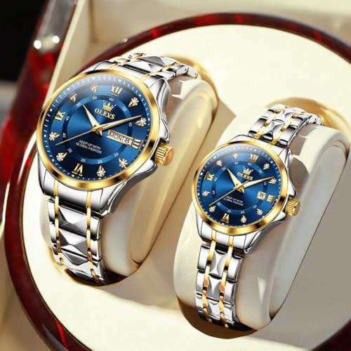 two tone & silver-blue couple