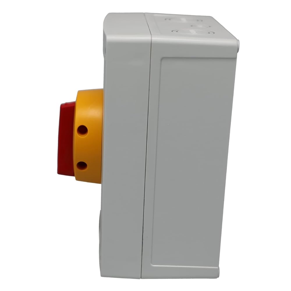 KEM Series 40 AMP 600 VAC Enclosed Disconnect Switch CORP KEM340UL Y/R - Ideal for Industrial Electrical Panels and HVAC Systems