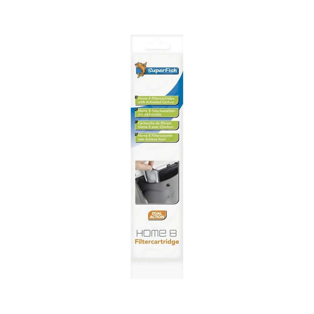 Superfish Home 8 Water Filter Cartridge (1 Pack) - Replacement for Aquariums, Fish Tanks & Home Water Filtration Systems