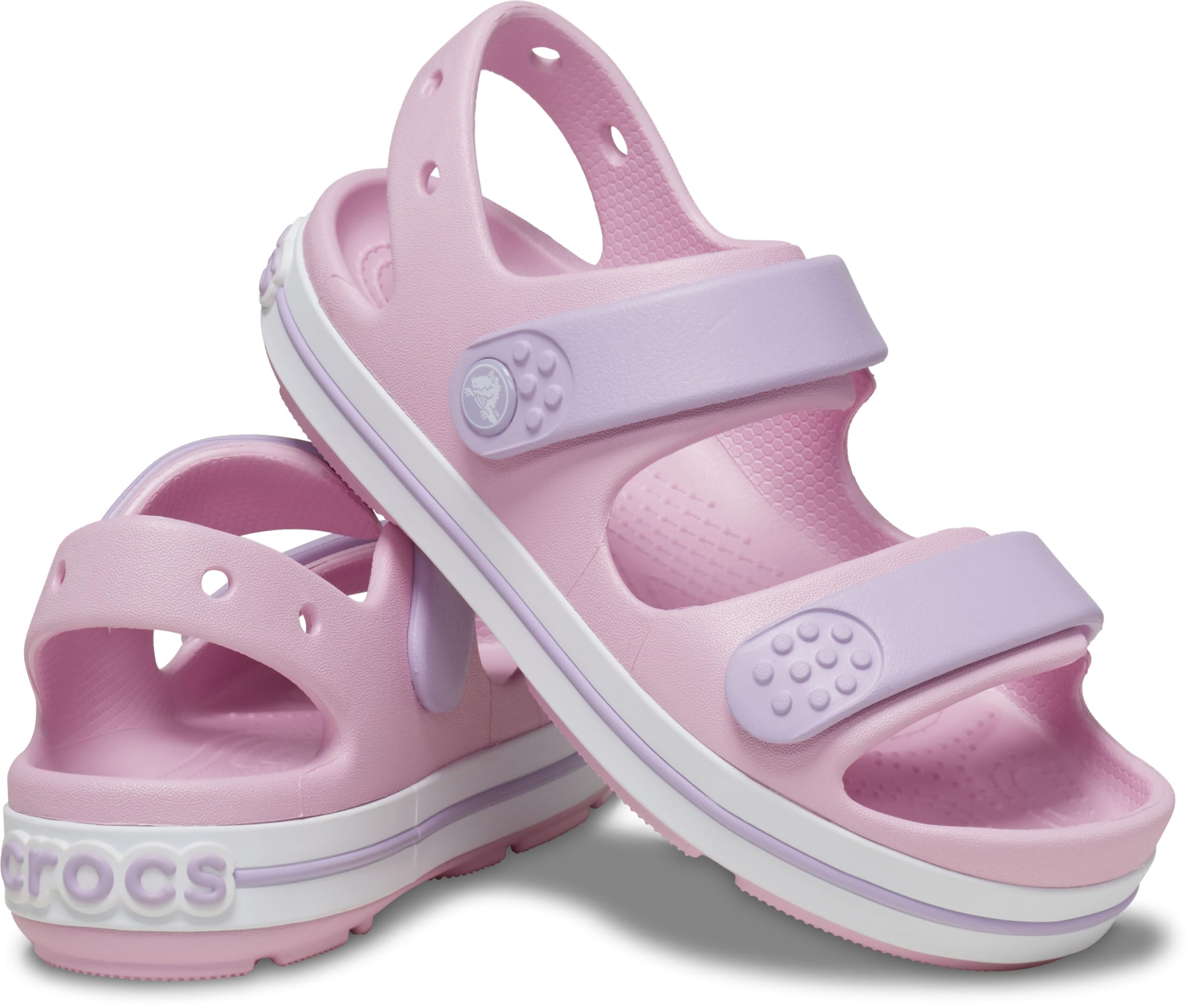 Crocs Unisex-Child Crocband Cruiser Sandals for Toddler & Little Kid - Lightweight & Comfortable Water Shoes for Beach, Pool & Outdoor Play