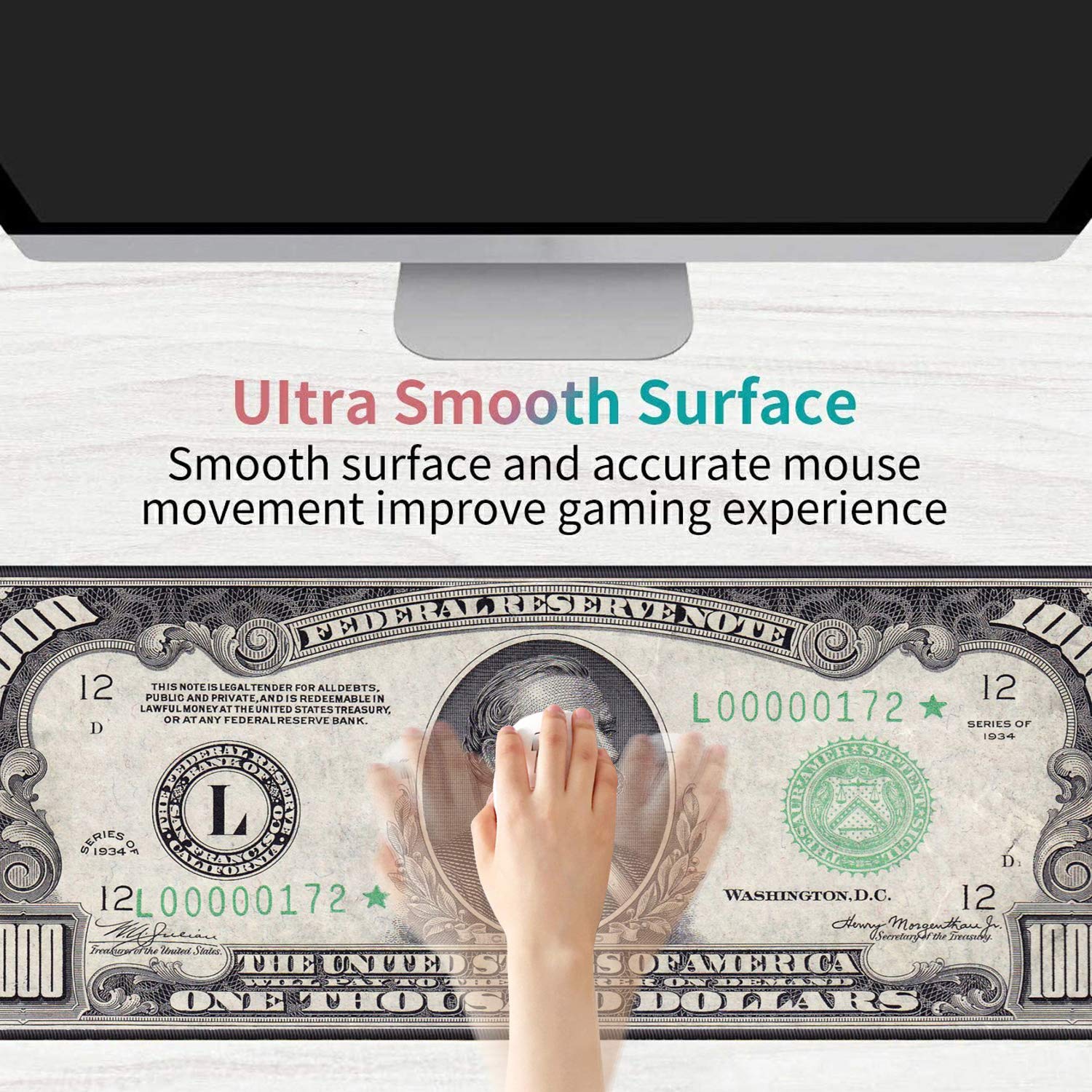 Premium XXL Gaming Mouse Pad & Desk Mat Set - 31.5
