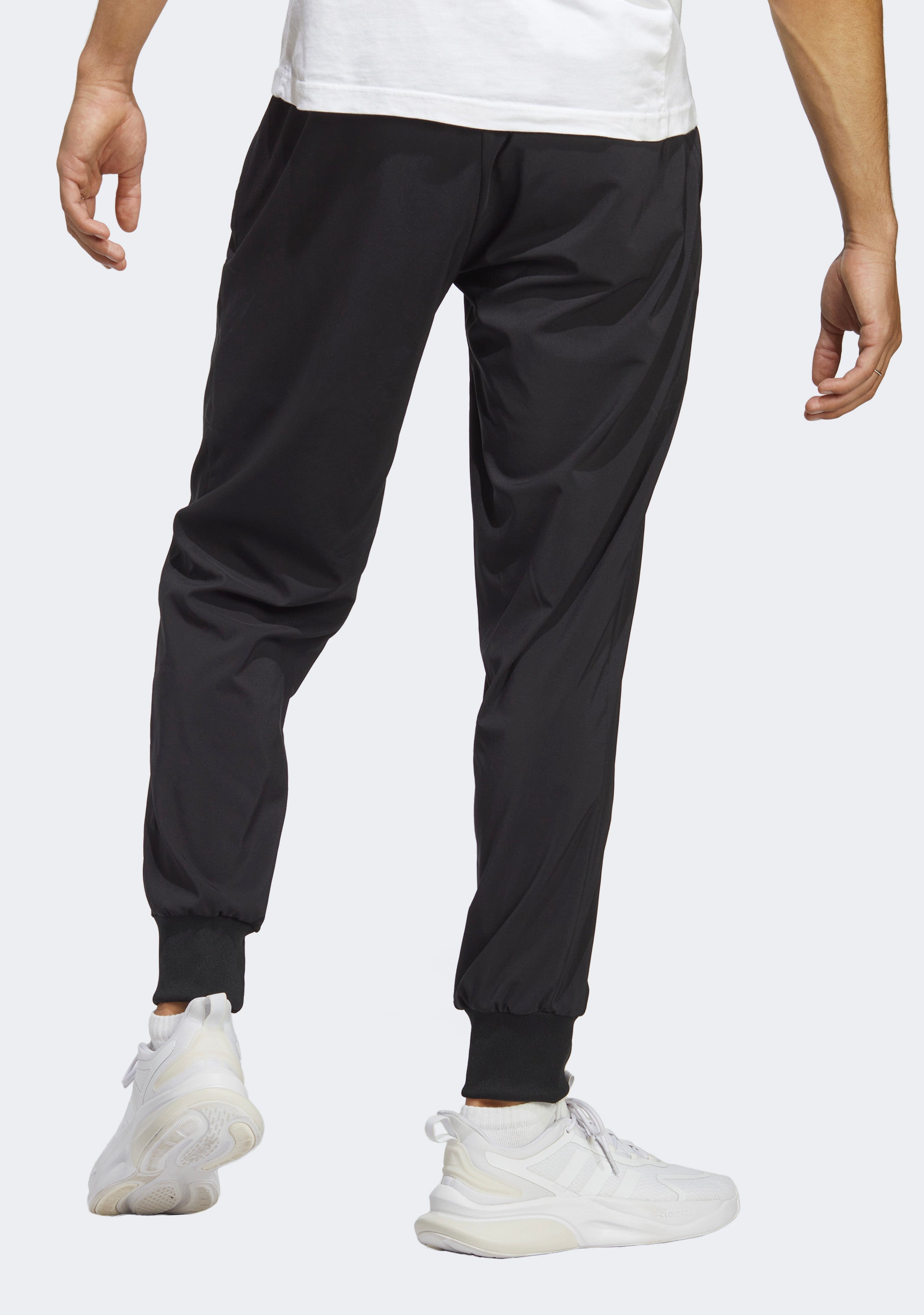 Adidas Men's Aeroready Stanford Tapered Cuff Sweatpants with Embroidered Logo - Comfortable Athletic Joggers for Gym, Running & Casual Wear