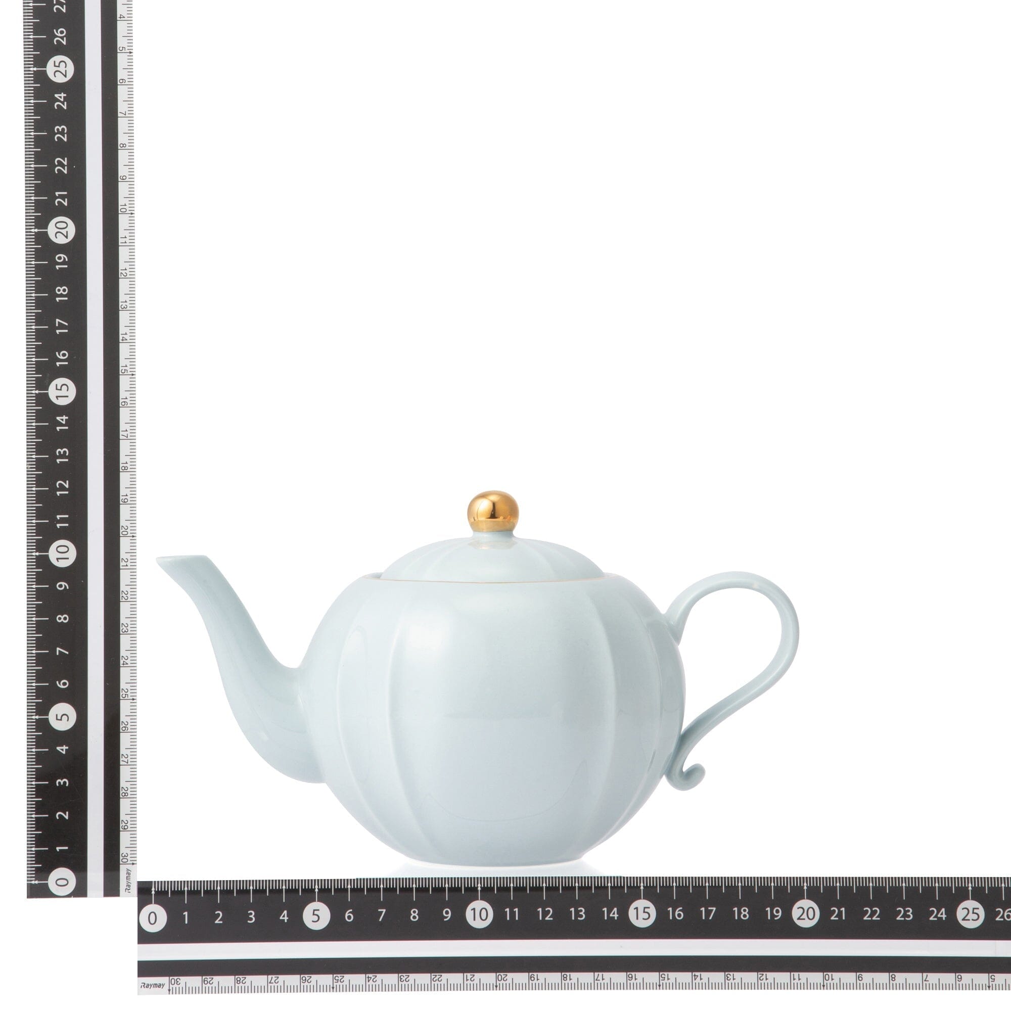 Blue Floral Teapot - Elegant Ceramic Tea Pot with Flower Motif for Afternoon Tea & Home Decor