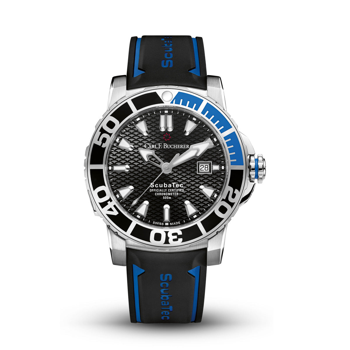 Patravi ScubaTec Professional Dive Watch - Waterproof Luxury Sports Watch for Men - Perfect for Scuba Diving, Snorkeling & Water Sports