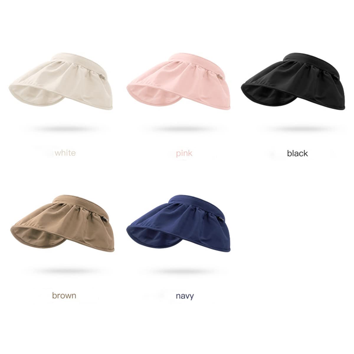 Women's Summer Sun Hat with Wide Brim - UPF 50+ UV Protection, Foldable & Adjustable Travel Hat for Beach, Hiking & Outdoor Activities - 2-in-1 Empty Top Design for Women & Girls