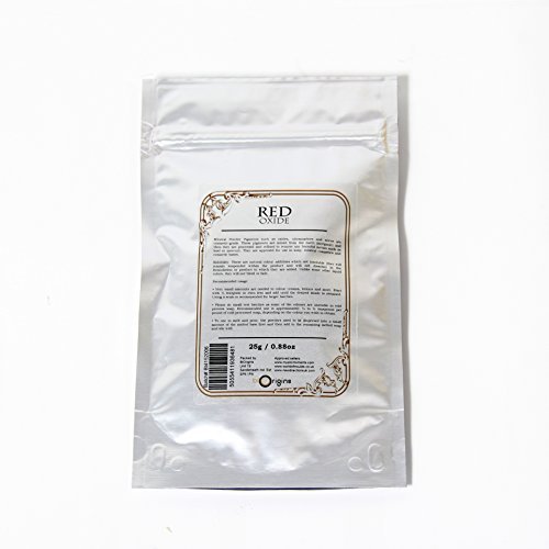 Red Oxide Mineral Powder - 25g Natural Pigment for Soap Making, Cosmetics & DIY Crafts | Perfect for Art Projects, Bath Bombs & Natural Dyes