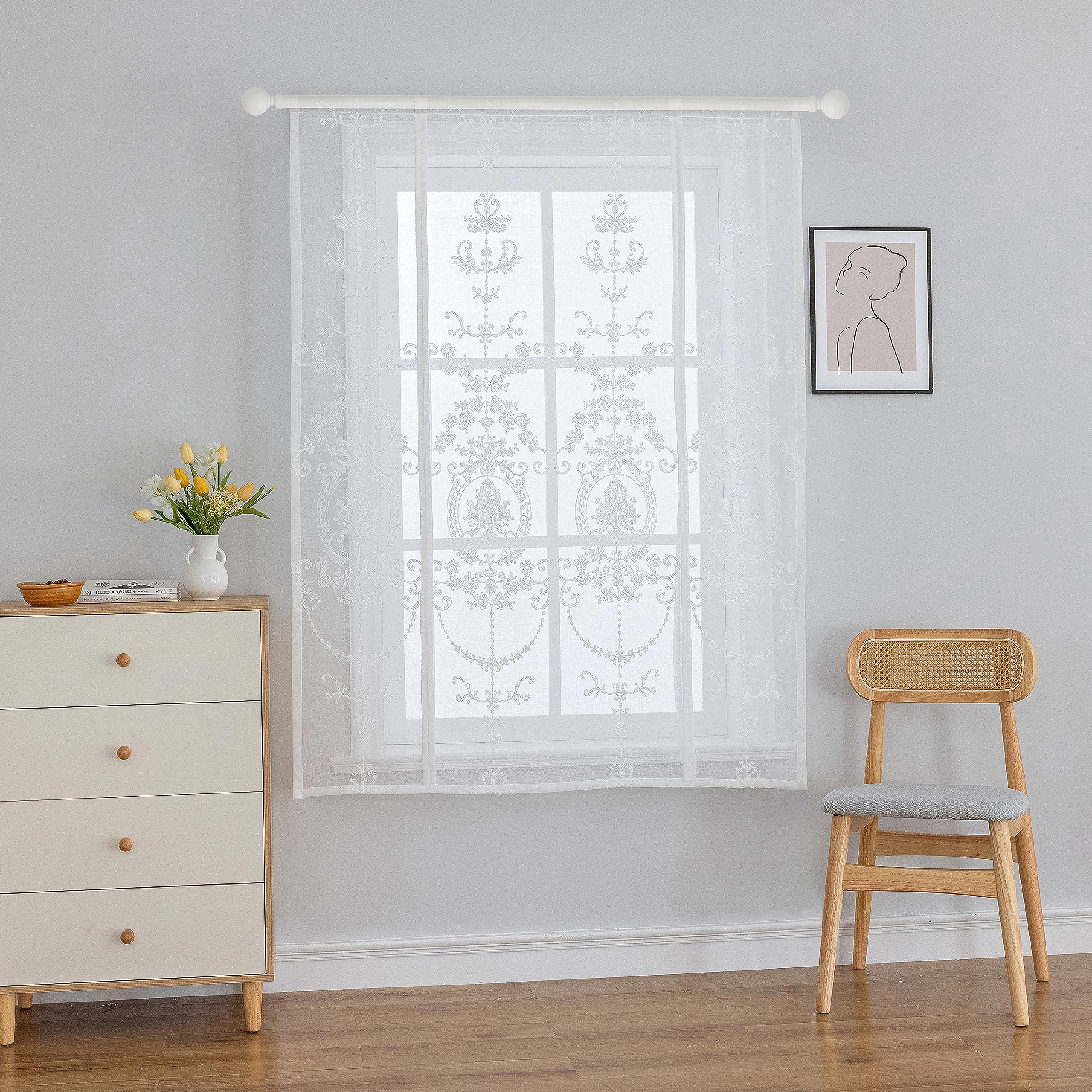Sheer Tie Up Curtains 31