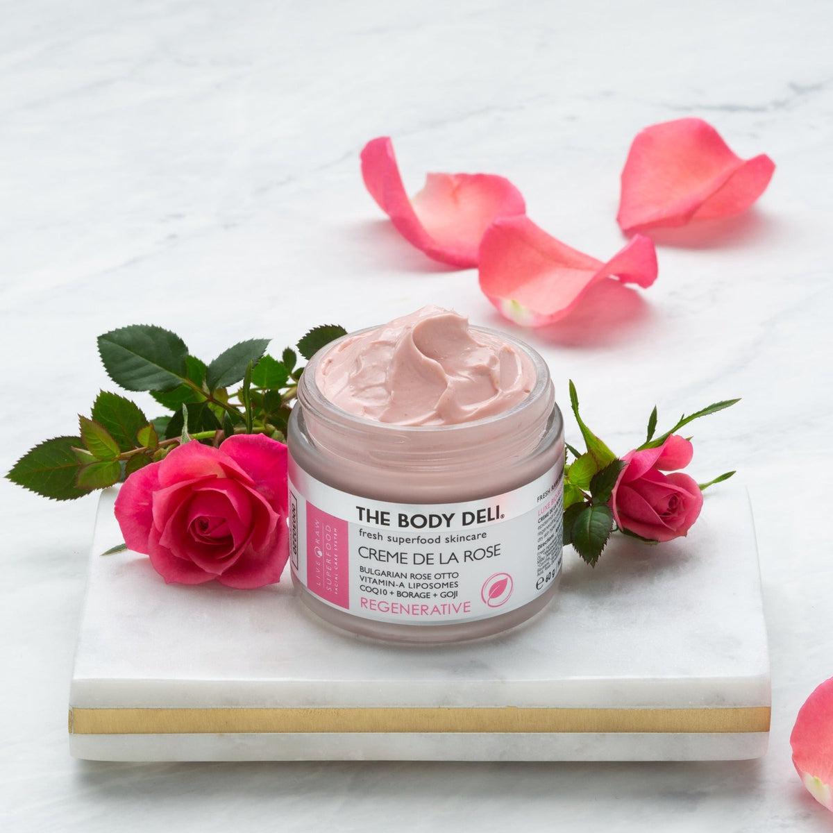 Regenerative Crème de la Rose - Luxurious Anti-Aging Face Cream for Hydration & Skin Repair | Perfect for Night Routine & Dry Skin Care