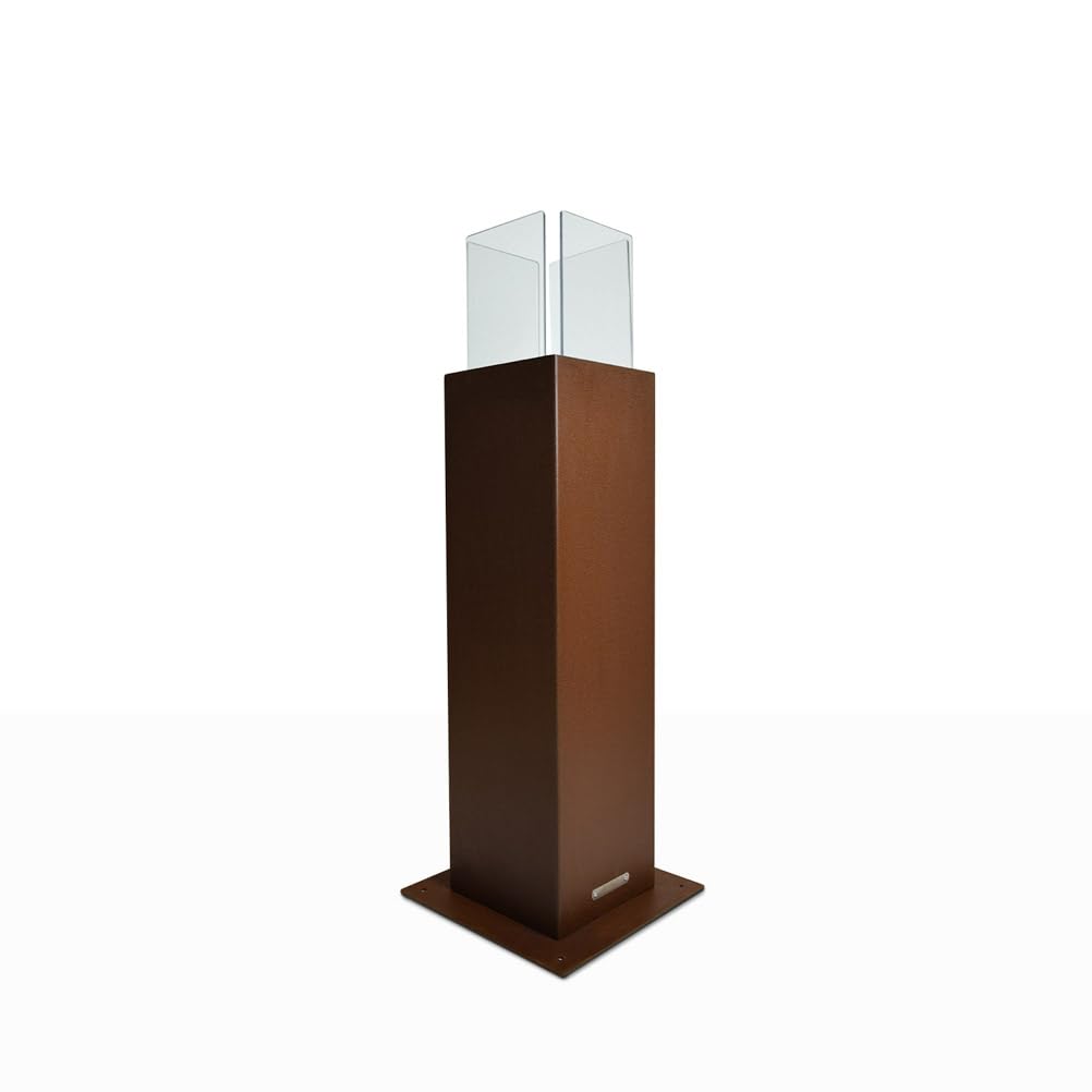 Divina Fire Outdoor Bioethanol Chimenea - Rustic Capri 70 Garden Fireplace for Patio, Deck & Backyard - Eco-Friendly Ethanol Fire Pit for Ambiance & Warmth