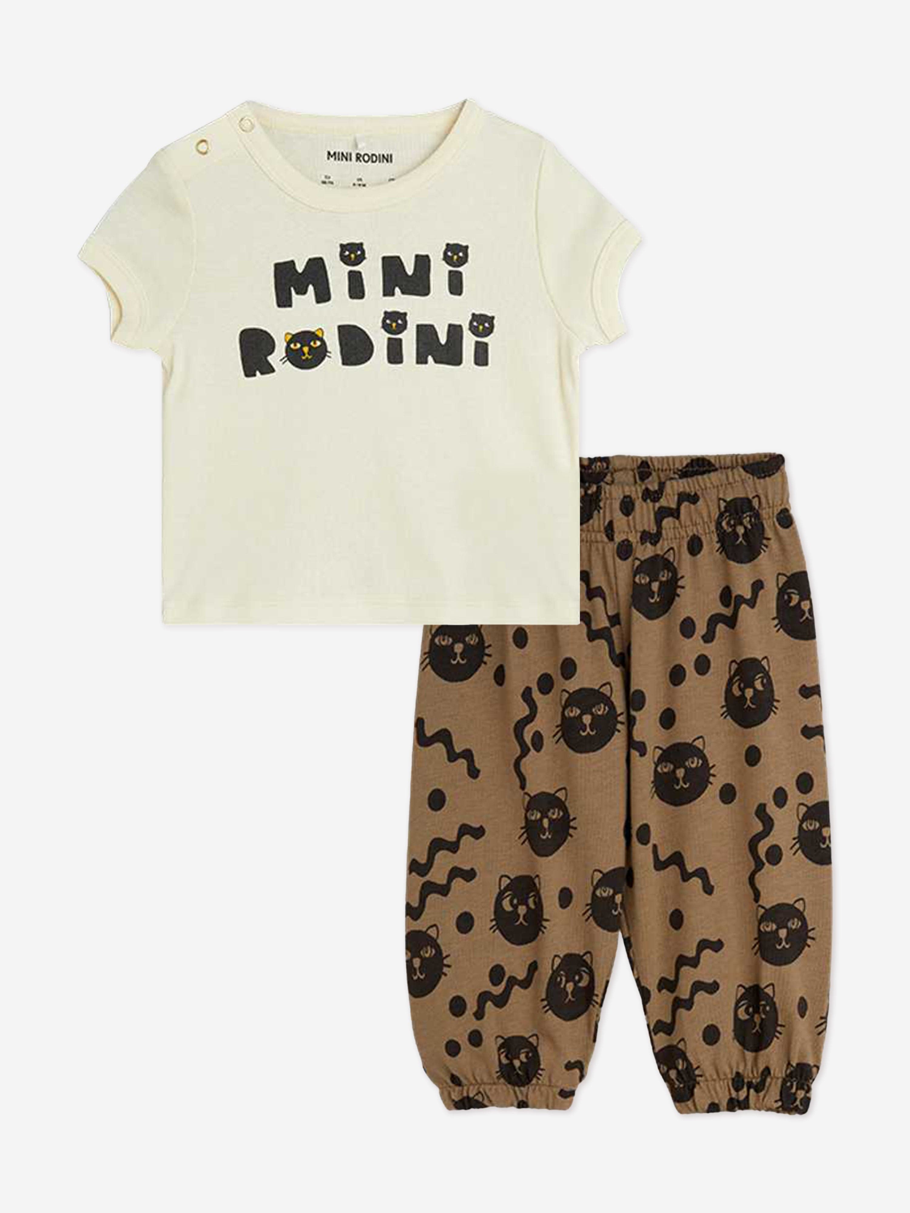 Adorable Brown Baby Cat Pants Set - Soft & Comfortable Kitten Outfit for Playtime & Photo Shoots