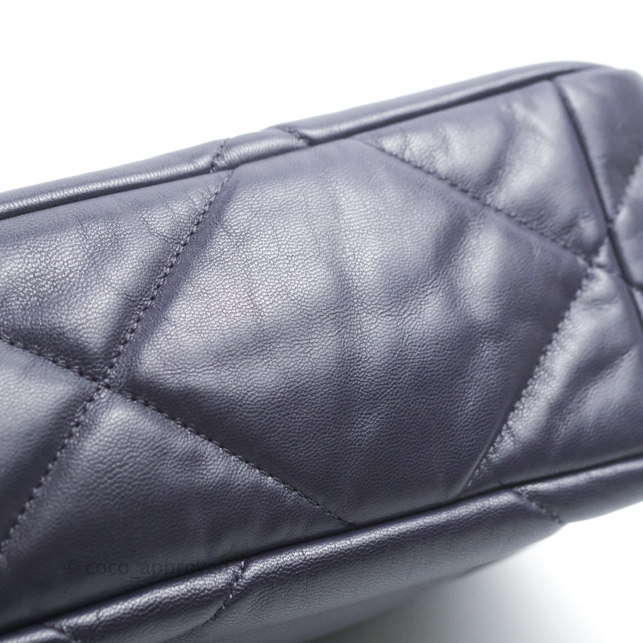 Chanel 19 Medium Flap Bag in Dark Purple with Mixed Hardware - Luxury Designer Handbag for Women, Perfect for Date Night & Special Occasions