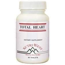 Nutri West Total Heart - 90 Tablets for Cardiovascular Support | Heart Health Supplement for Adults | Supports Healthy Circulation & Cholesterol Levels | Perfect for Daily Wellness Routine