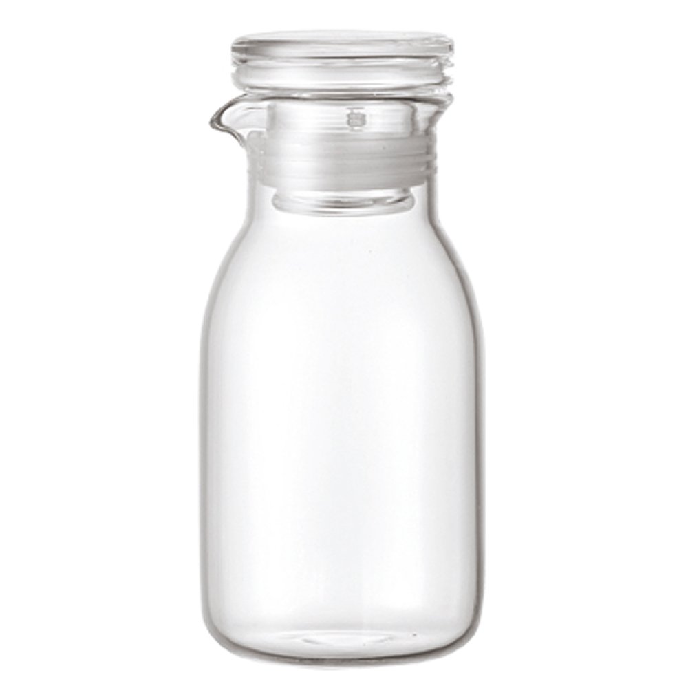 KINTO BOTTLIT 27686 Glass Dressing Bottle - 4.1 fl oz (130 ml) - Microwave & Dishwasher Safe - Heat-Resistant Glass Container for Salad Dressing, Olive Oil, Vinegar & Sauces - Perfect for Kitchen, Restaurant & Meal Prep