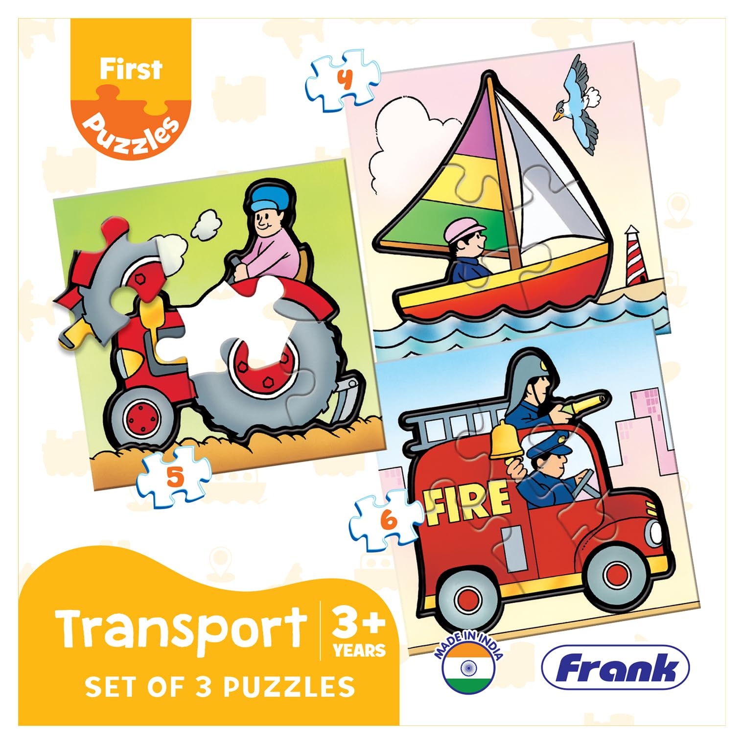 Frank Transport Theme Jigsaw Puzzle for Kids Ages 3+ | Fun & Educational Brain Booster Game | Improves Focus & Memory | 10204 Pieces | Perfect for Family Game Night & Preschool Learning Activities
