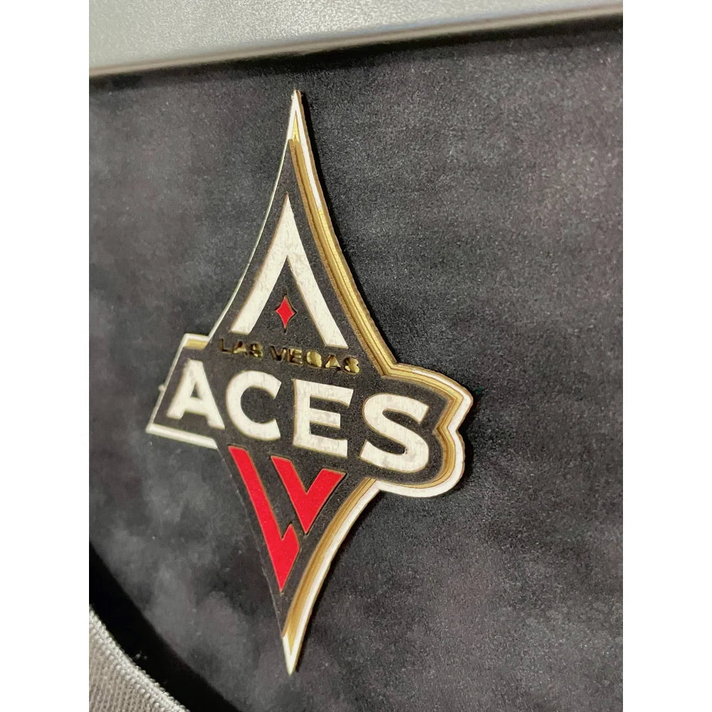 Kelsey Plum Autographed Las Vegas Aces Jersey - Framed with BAS COA - WNBA Champion Memorabilia - Perfect for Sports Fans, Collectors, and Home/Office Decor