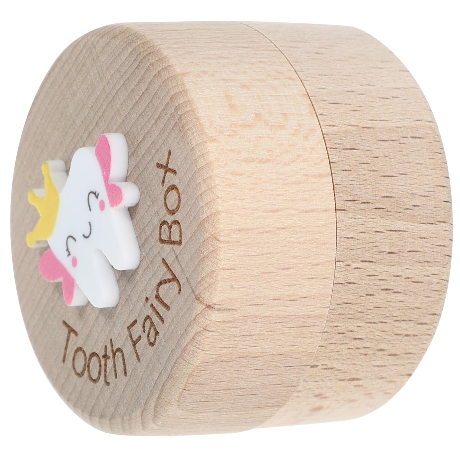 FAVOMOTO Wooden Tooth Fairy Box - Tooth Holder Kit for Kids, Keepsake Memory Box for Baby Teeth, Perfect Gift for First Lost Tooth (Great for Bedtime Rituals & Childhood Memories)