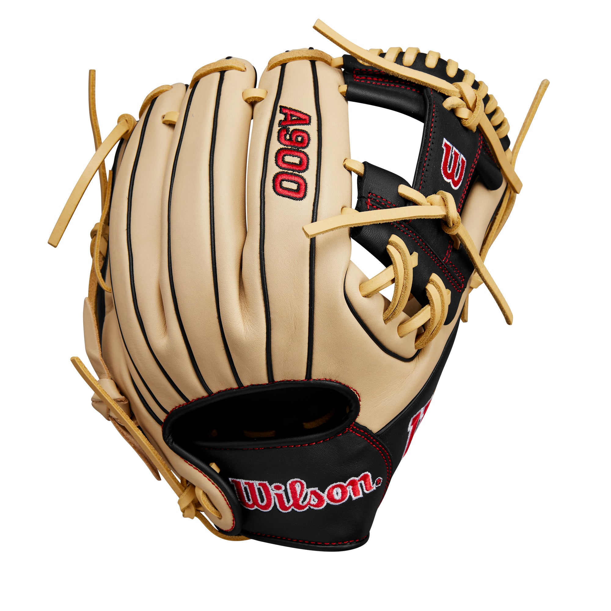 Wilson A900 PF115 11.5 Inch Infield Baseball Glove - Premium Leather for Youth & Adult Players - Perfect for Shortstop, Second Base & Third Base Positions
