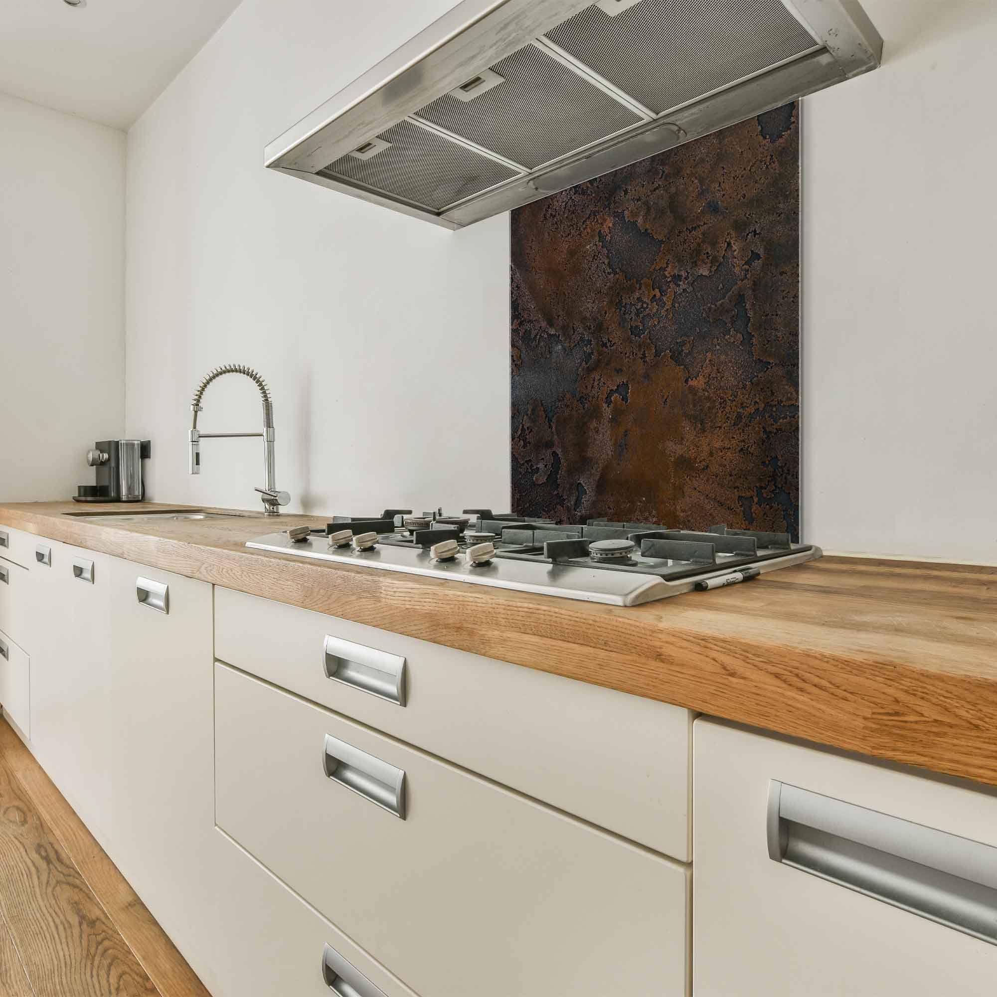 Premium Tempered Glass Kitchen Backsplash - 39.5x27.5