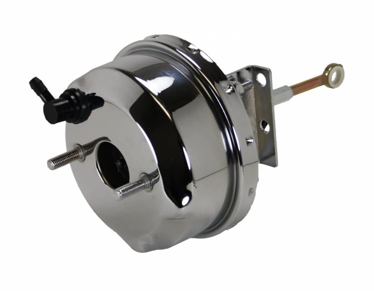 LEED BRAKES 7 Inch Power Brake Booster with Brackets - Chrome Finish for Classic & Muscle Cars - Improves Braking Performance for Street Rods, Hot Rods & Custom Builds