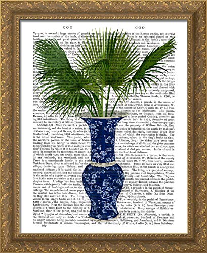 Canvas Art in a Gold Ornate Wood Frame