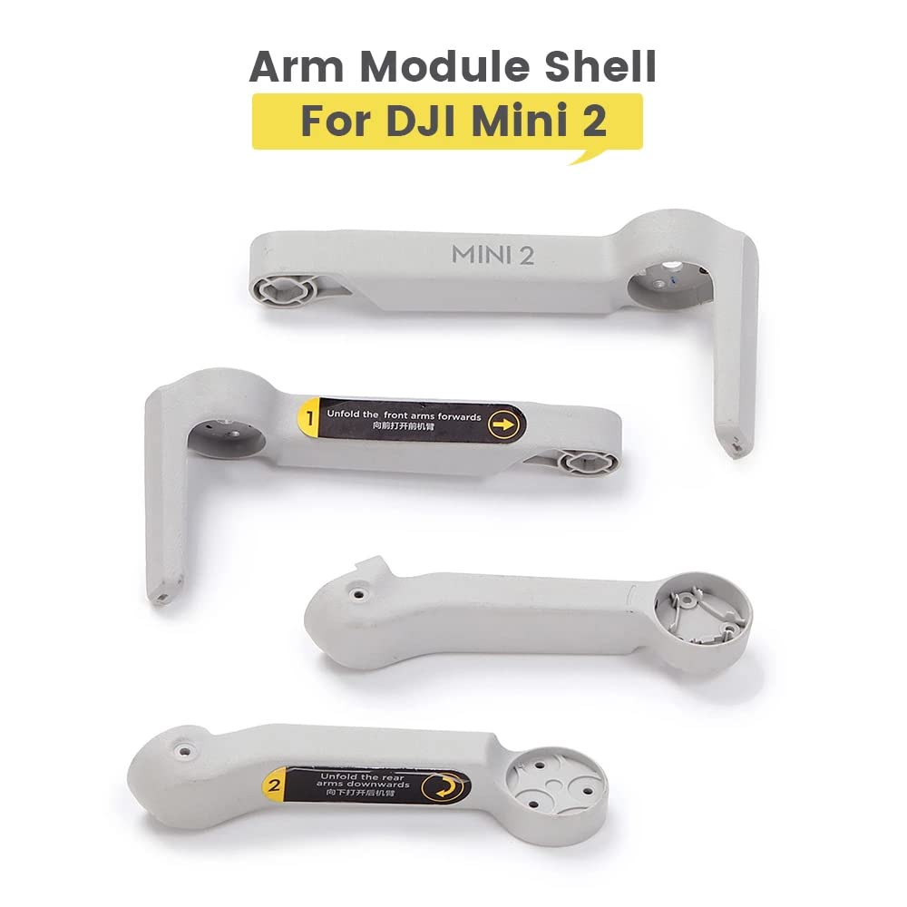 DJI Mini 2/Mini SE Replacement Arm Shell - Left Rear (No Motor) | Genuine DJI Repair Parts for Drone Accessories | Perfect for Crash Damage Repair & Maintenance
