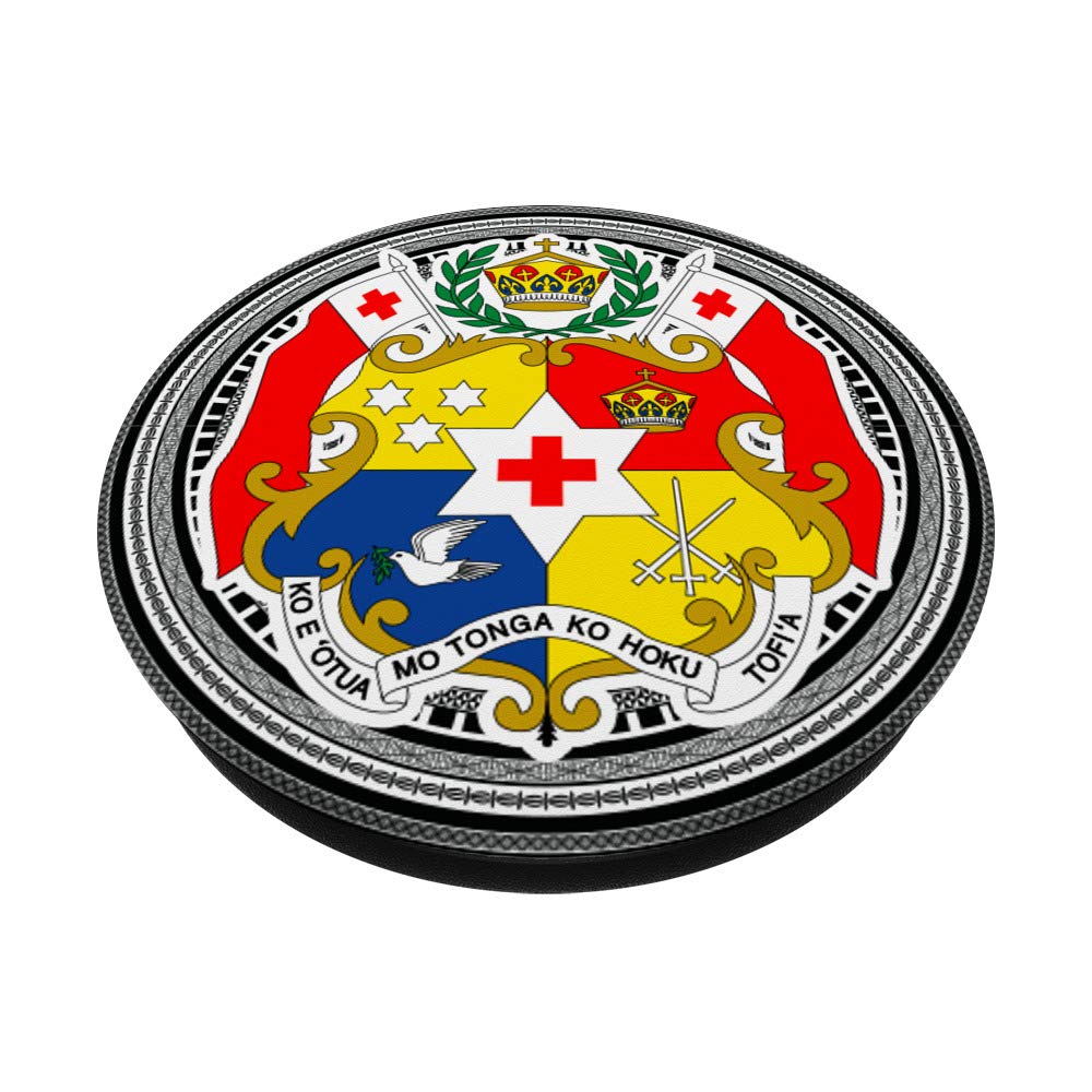 Sila Tonga Mat Ma'a Tonga PopSockets PopGrip - Interchangeable Phone & Tablet Stand with Strong Grip for iPhone, Samsung, iPad | Perfect for Work, Travel, and Everyday Use