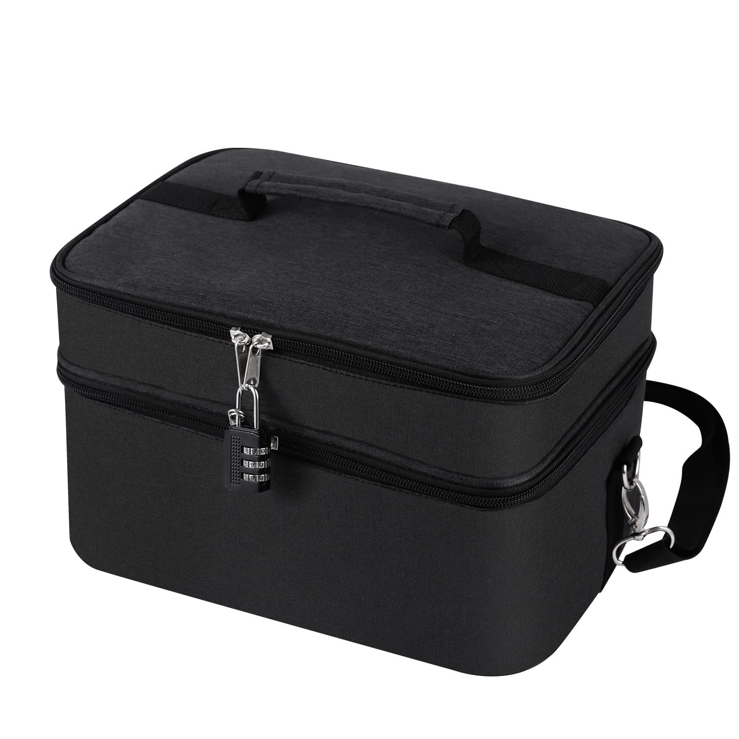 Secure Locking Storage Box for Travel & Toys - Durable Game Toy Organizer Bag with Zipper for Kids, Home & Outdoor Use