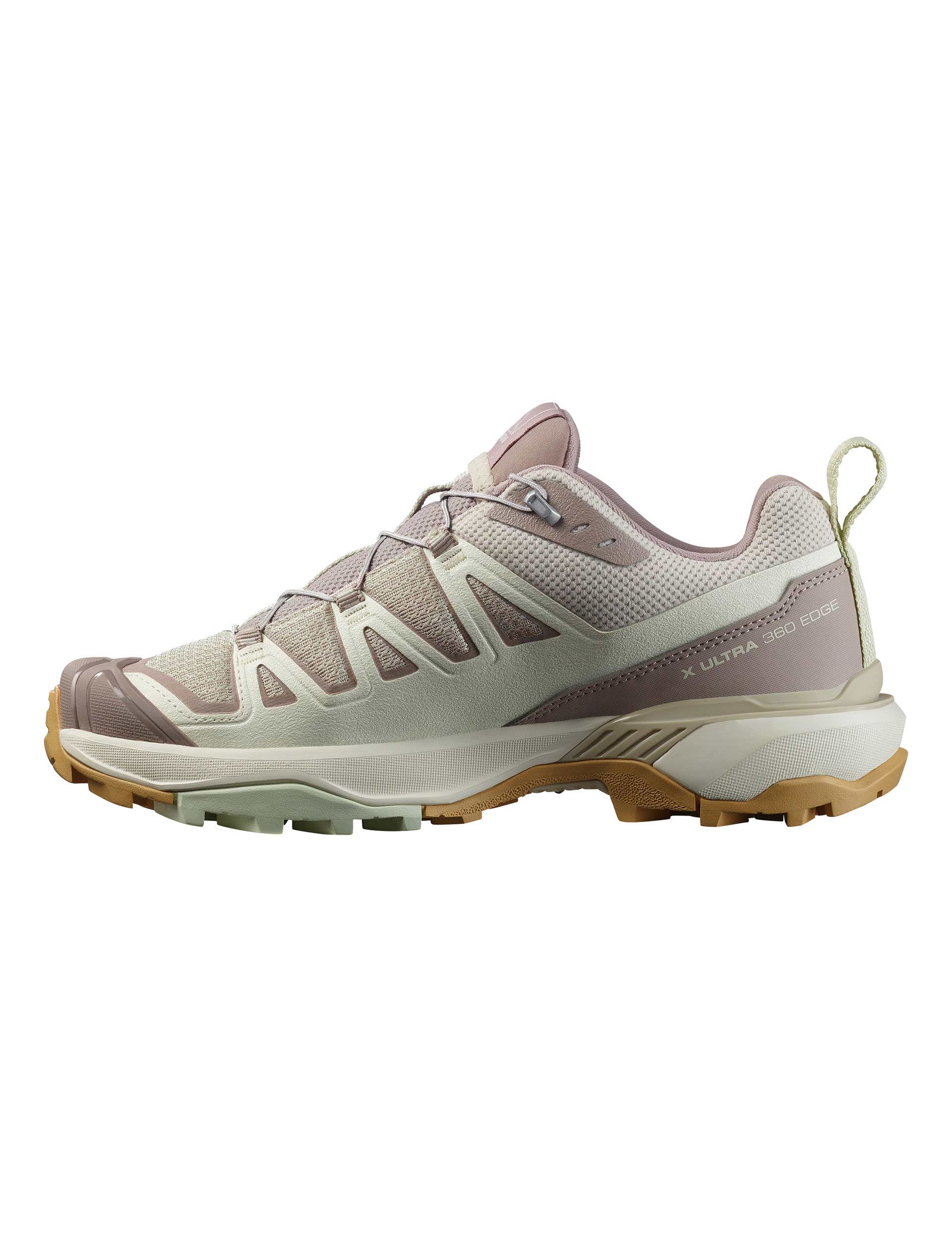 X Ultra 360 Edge Waterproof Hiking Shoes - Rainy Day/Vanilla Ice/Canary Green Color Options | Perfect for Outdoor Adventures & Wet Weather Conditions