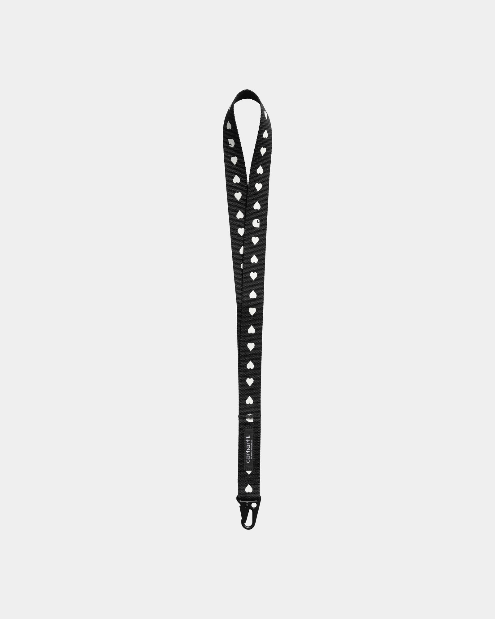 Drewe Keychain - Black & Natural Heart C Pinstripe Design for Keys, Bags & Gifts | Stylish & Durable Accessory for Everyday Use