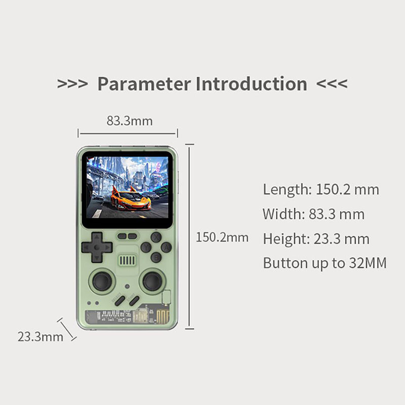 Powkiddy RGB20 Pro Retro Handheld Game Console - Portable Gaming Device for Kids & Adults - Play Classic Games Anywhere, Perfect for Travel & Commuting