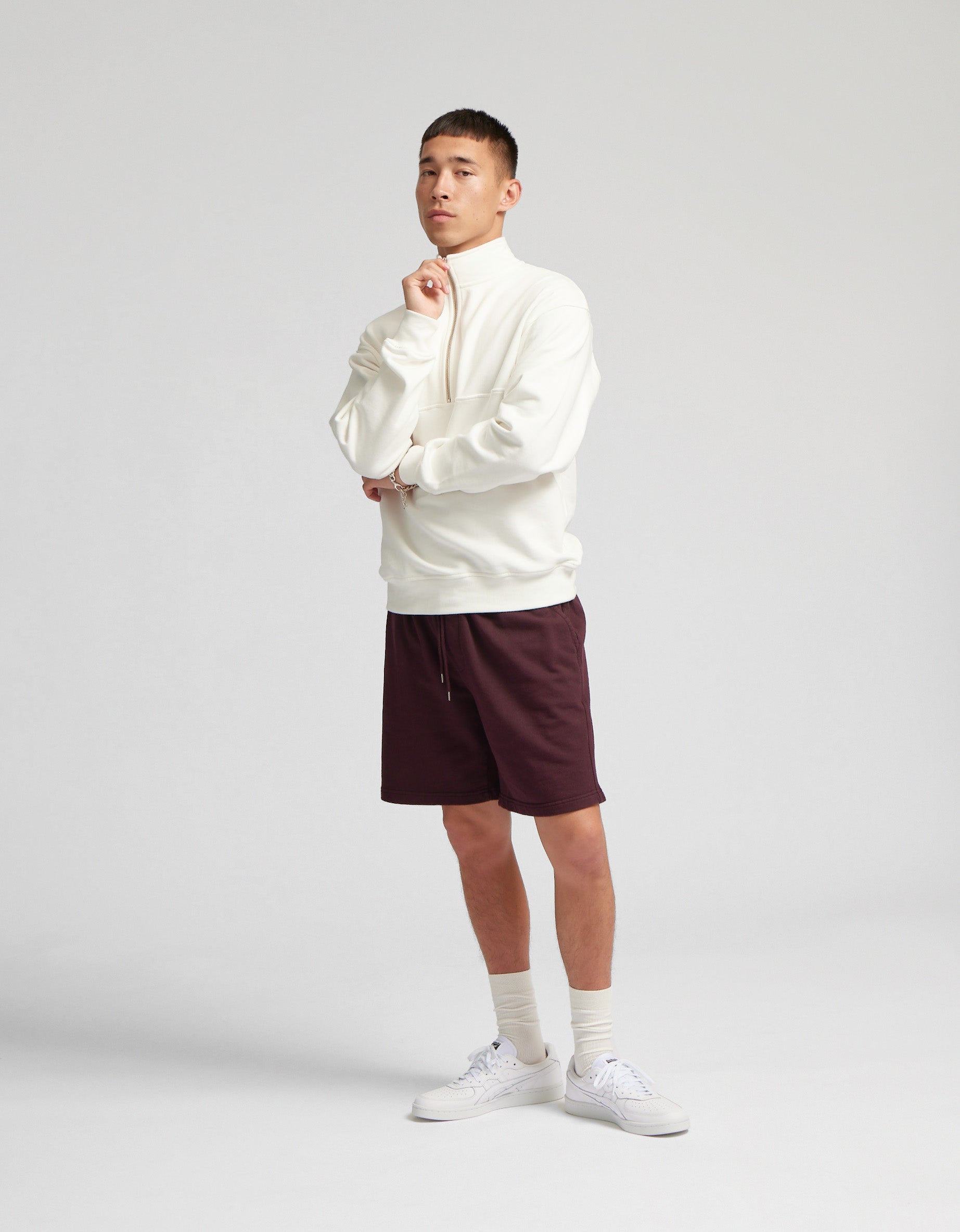 Organic Quarter Zip Sweater for Men & Women | Breathable & Eco-Friendly Pullover | Perfect for Outdoor Activities & Casual Wear | Tropical Sea Design