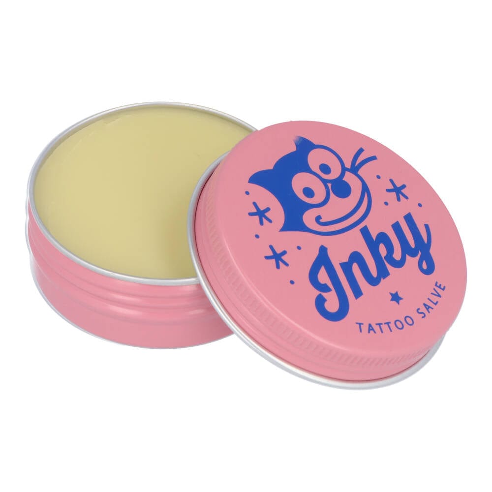Inky Tattoo Salve Tin 30g - Premium Tattoo Aftercare Balm for Healing & Moisturizing - Perfect for New Tattoos, Dry Skin & Tattoo Touch-Ups