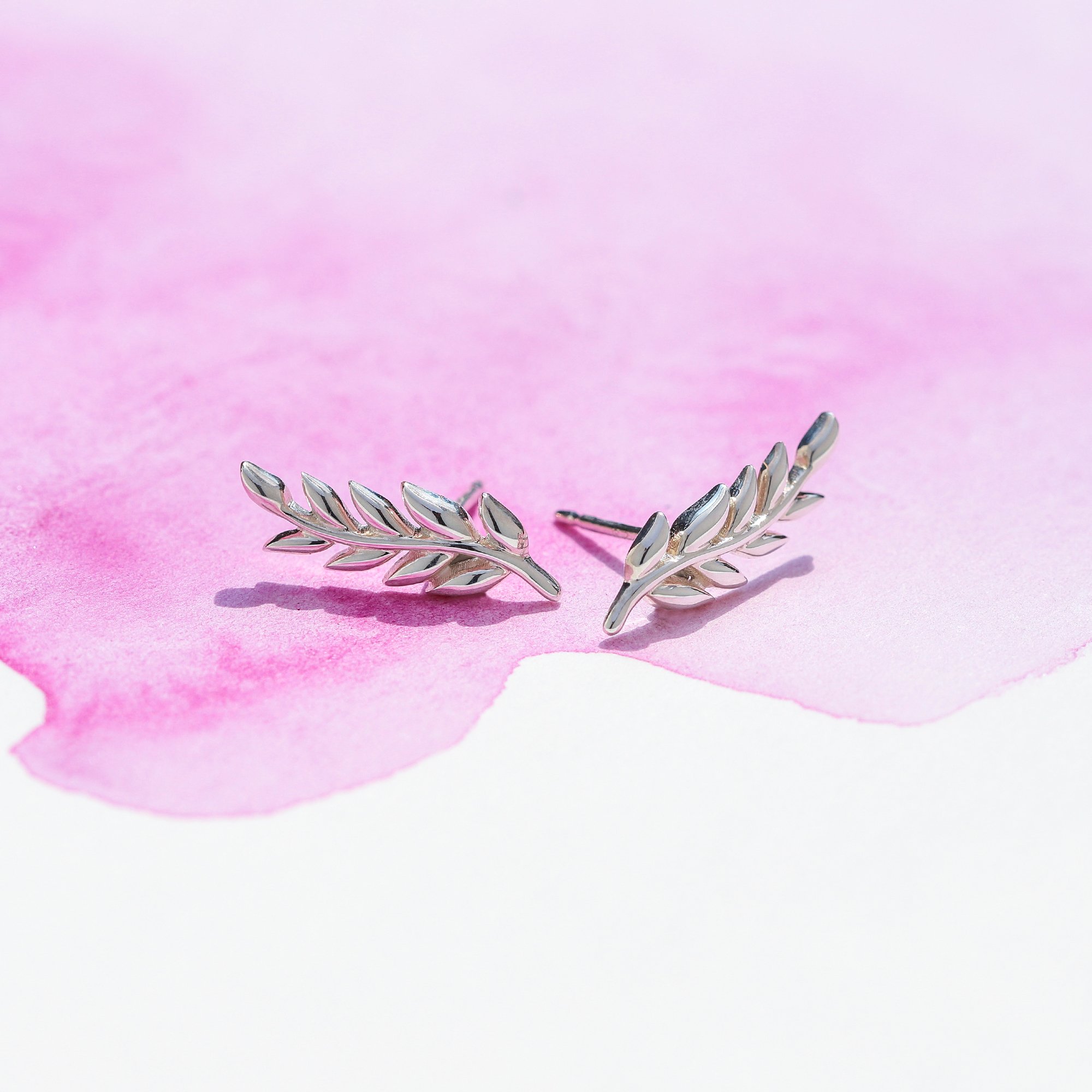 Boma Jewelry Sterling Silver Branch Ear Crawler Earrings - Elegant Nature-Inspired Design for Women, Perfect for Weddings, Parties & Everyday Wear
