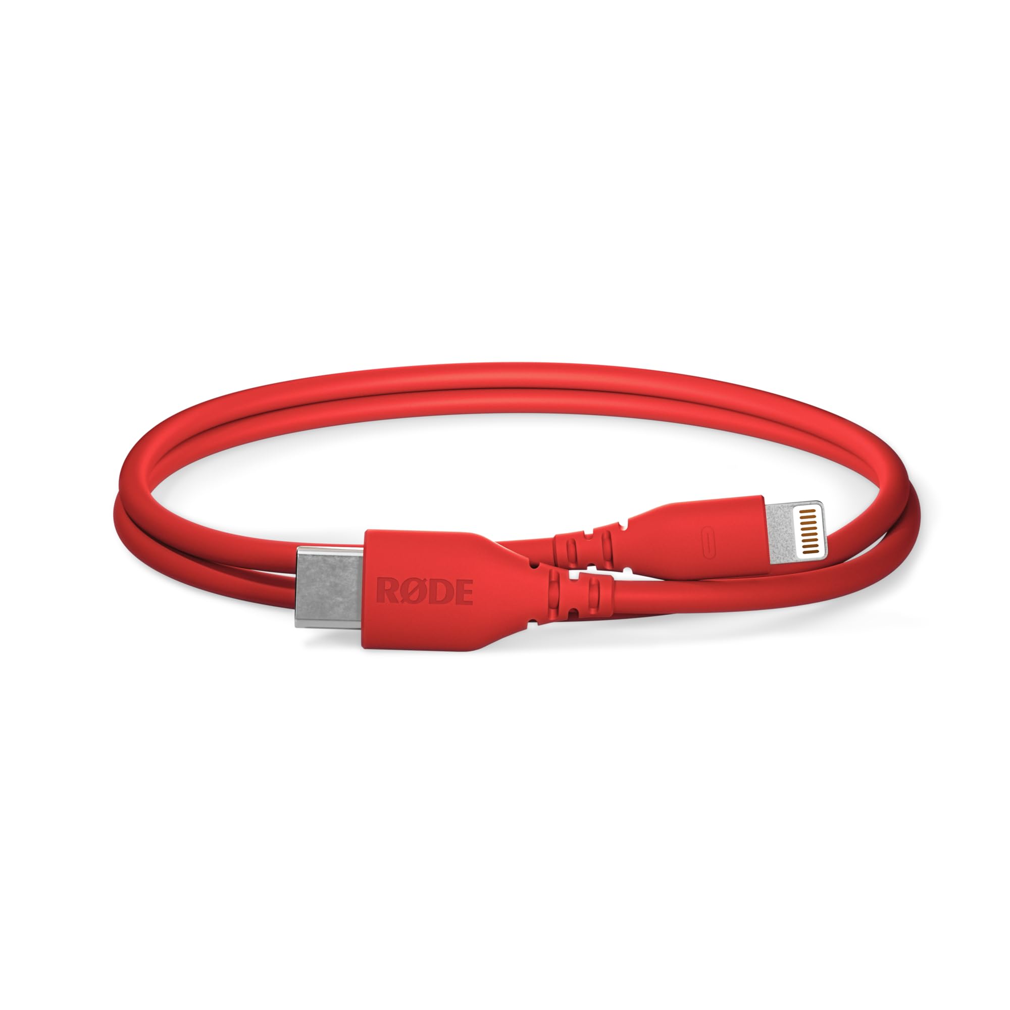 RØDE SC21 USB-C to Lightning Cable 30cm (Red) - Fast Charging & Data Sync for iPhone, iPad, MacBook - Perfect for Home, Office & Travel Use