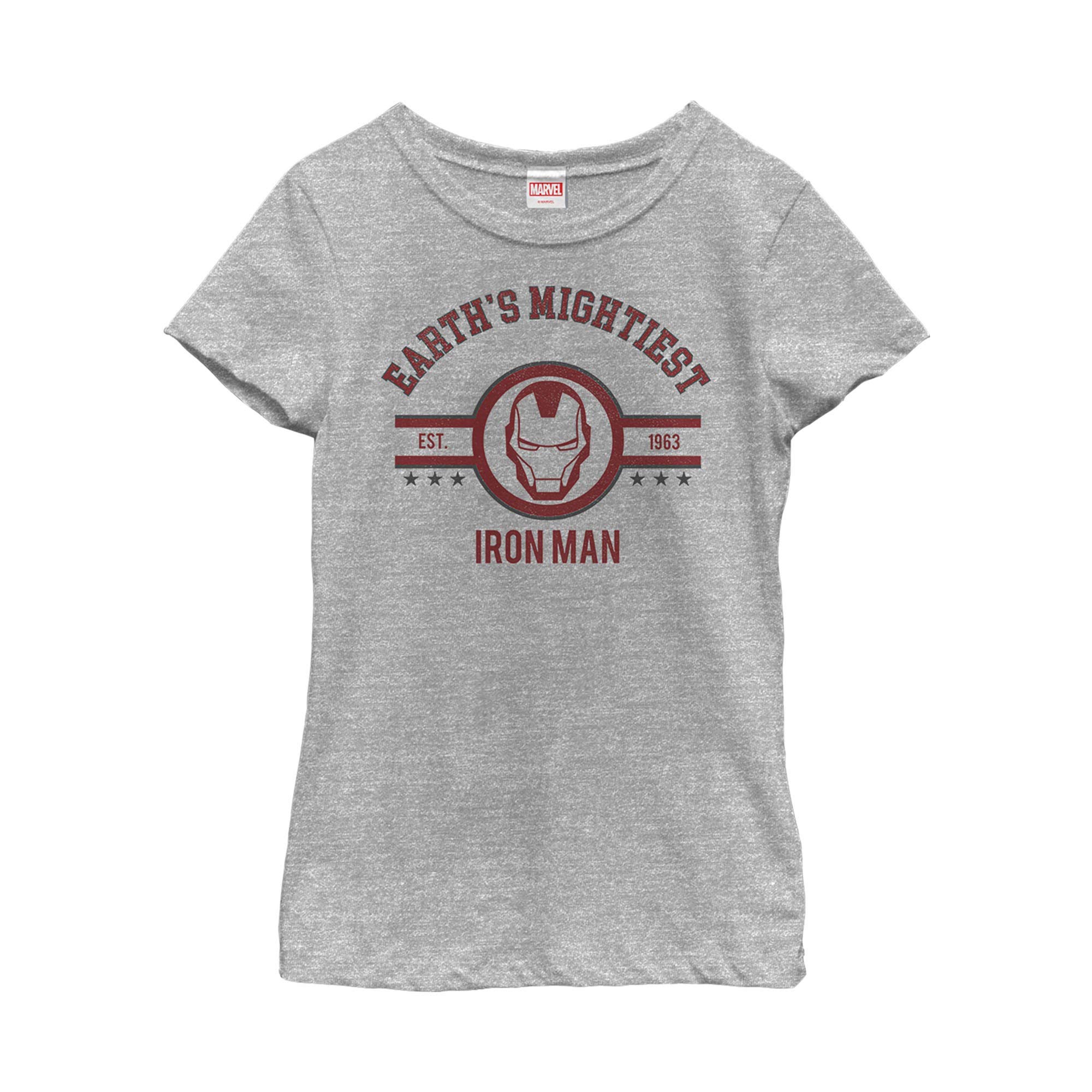Marvel Superhero Girls Iron Man Graphic T-Shirt - Cool Superhero Tee for Kids & Teens - Perfect for Cosplay, School, and Everyday Wear
