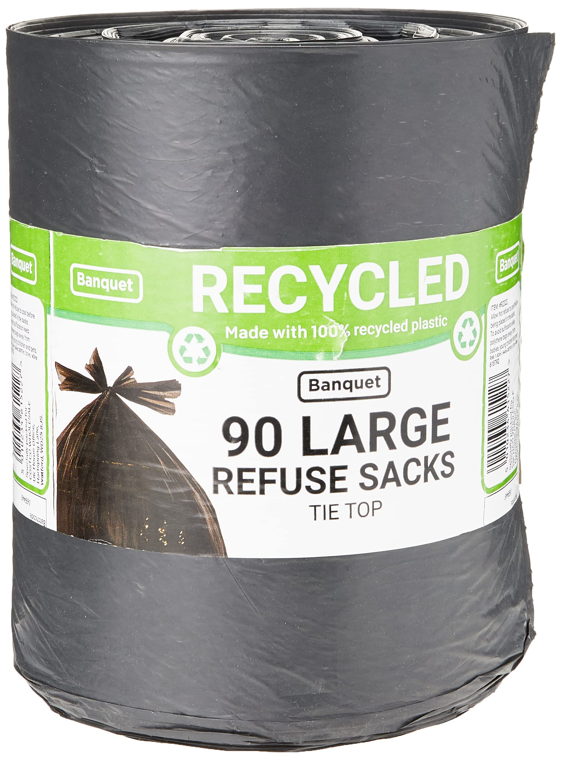 Extra Large Heavy Duty Trash Bags - 55 Gallon Garbage Bags for Kitchen, Yard & Commercial Use | Thick & Durable Waste Disposal Bags for Home, Office & Outdoor Cleaning
