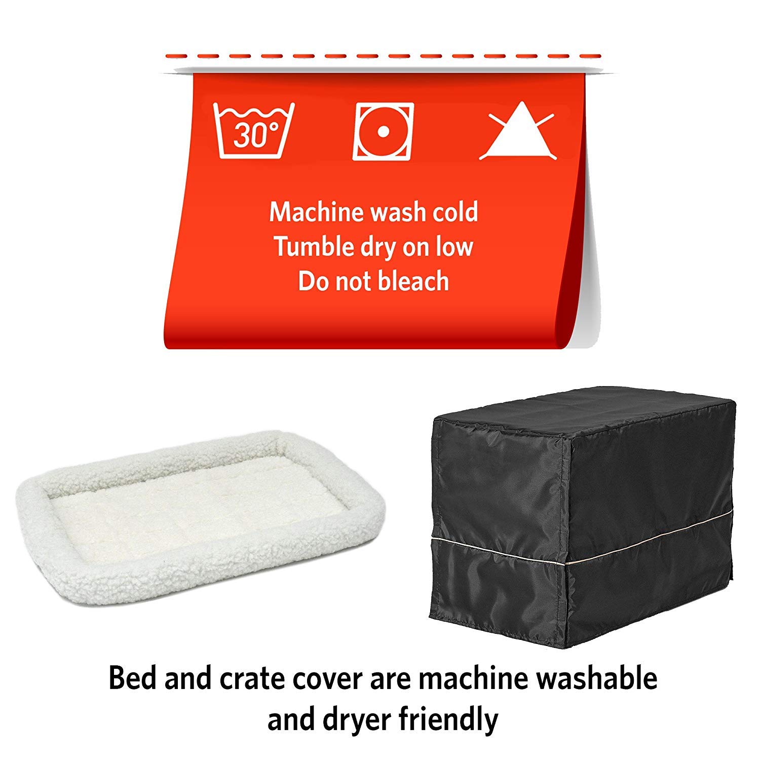 MidWest Homes for Pets iCrate 30-Inch Dog Crate Starter Kit for Medium Dogs (26-40 lbs) - Includes Crate, Pet Bed, 2 Bowls & Cover | Portable Kennel for Travel, Training & Home Use