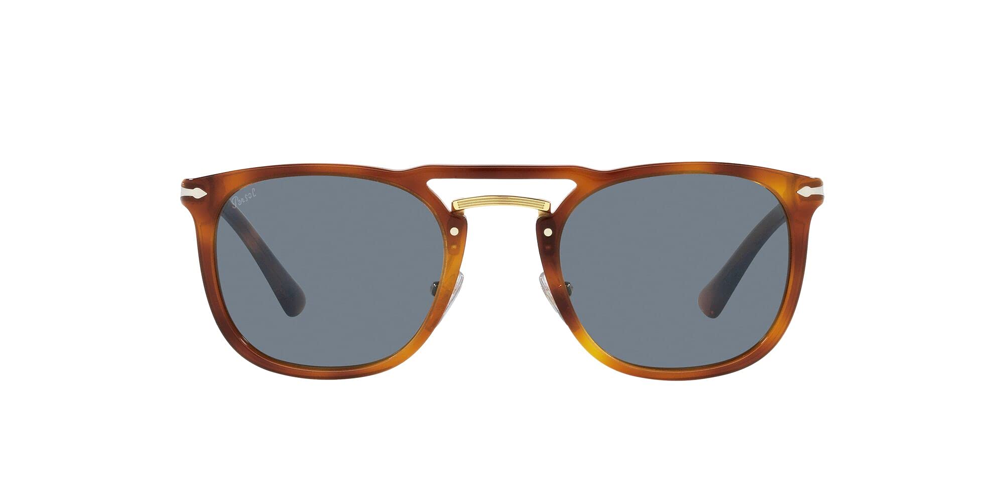 Persol PO3265S Rectangular Sunglasses for Men & Women - UV Protection, Polarized Lenses - Perfect for Driving, Beach & Outdoor Activities