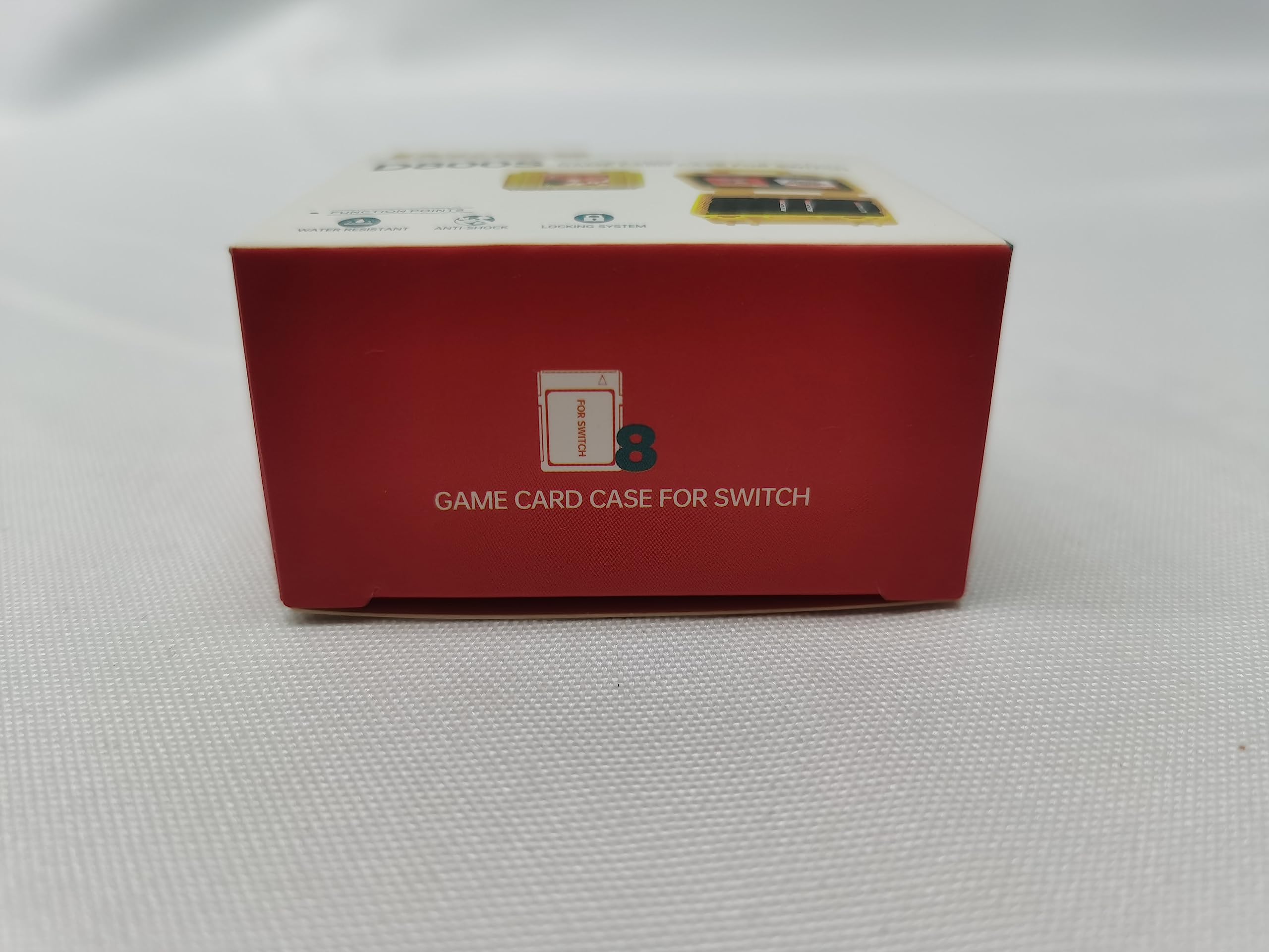 LYNCA Nintendo Switch Game Card Case - 8 Slot Protective Holder for Switch Games, Portable Storage Box for Cartridges | Perfect for Travel, Gaming Parties & Organizing Switch Accessories