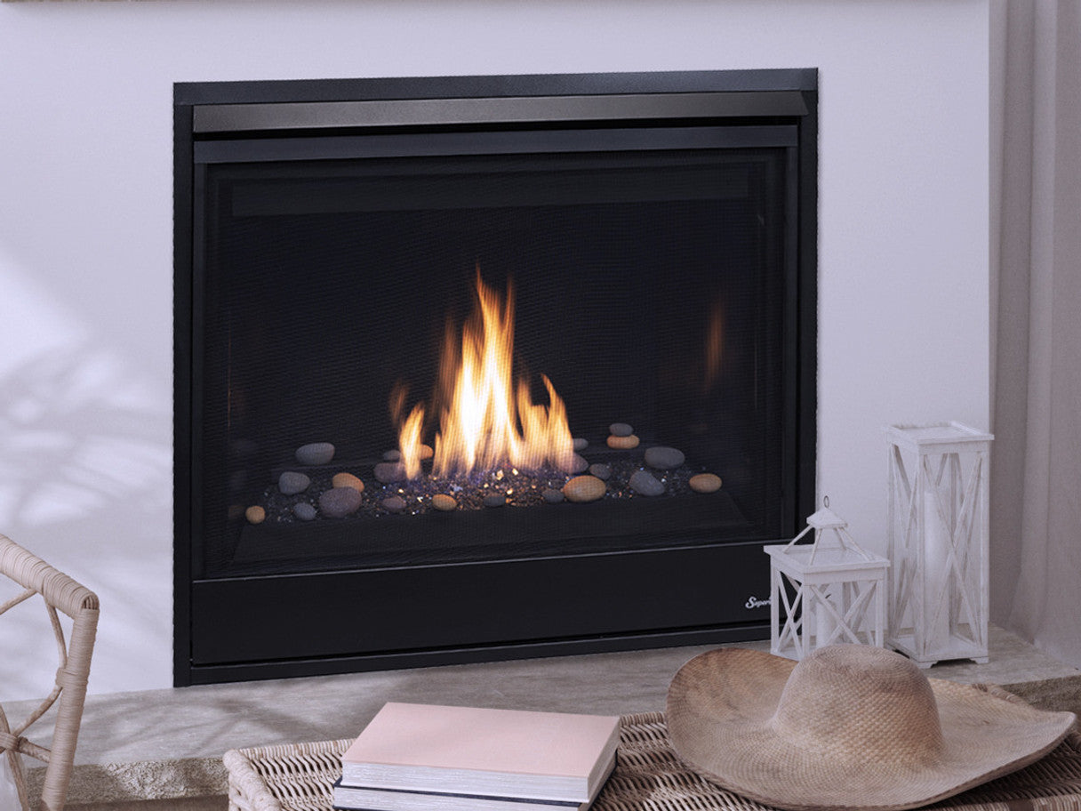 40 Inch Direct Vent Contemporary Gas Fireplace - DRC3040 | Modern Home Heating Solution for Living Rooms & Bedrooms | Energy Efficient & Stylish Design