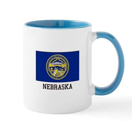 White/Blue Inside - Nebraska Mugs