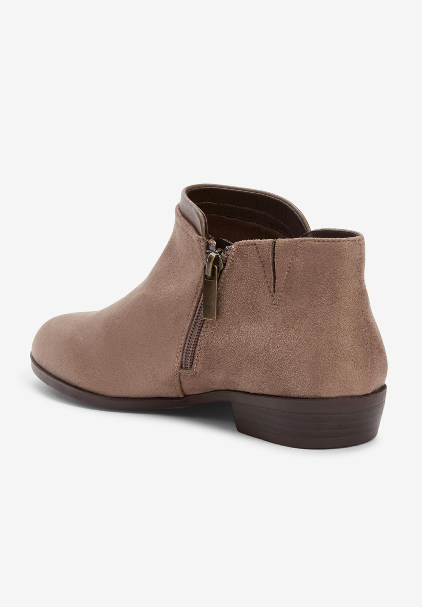 Comfortview Women's Wide Width The Bexley Bootie - Stylish Ankle Boots for Wide Feet | Perfect for Work, Casual Outfits & Fall/Winter Fashion