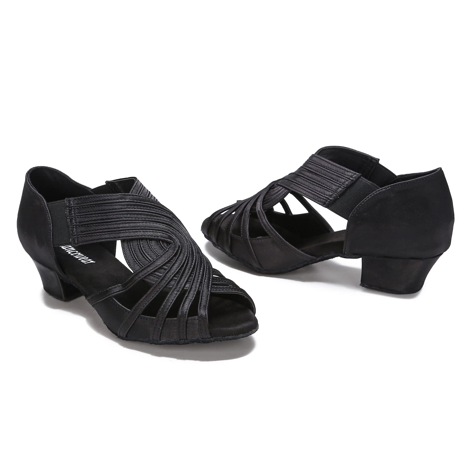 Women's Latin Dance Shoes for Salsa, Bachata & Swing - Comfortable Low Heel Ballroom Practice Shoes | Perfect for Social Dancing, Performances & Dance Classes