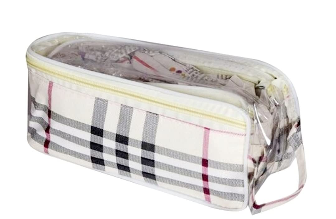 Ankit Traders Clear Travel Toiletry Bag for Women - Waterproof Cosmetic Organizer Pouch with Multiple Compartments - Perfect for Makeup, Skincare & Travel Essentials | Ideal for Vacation, Gym & Daily Use