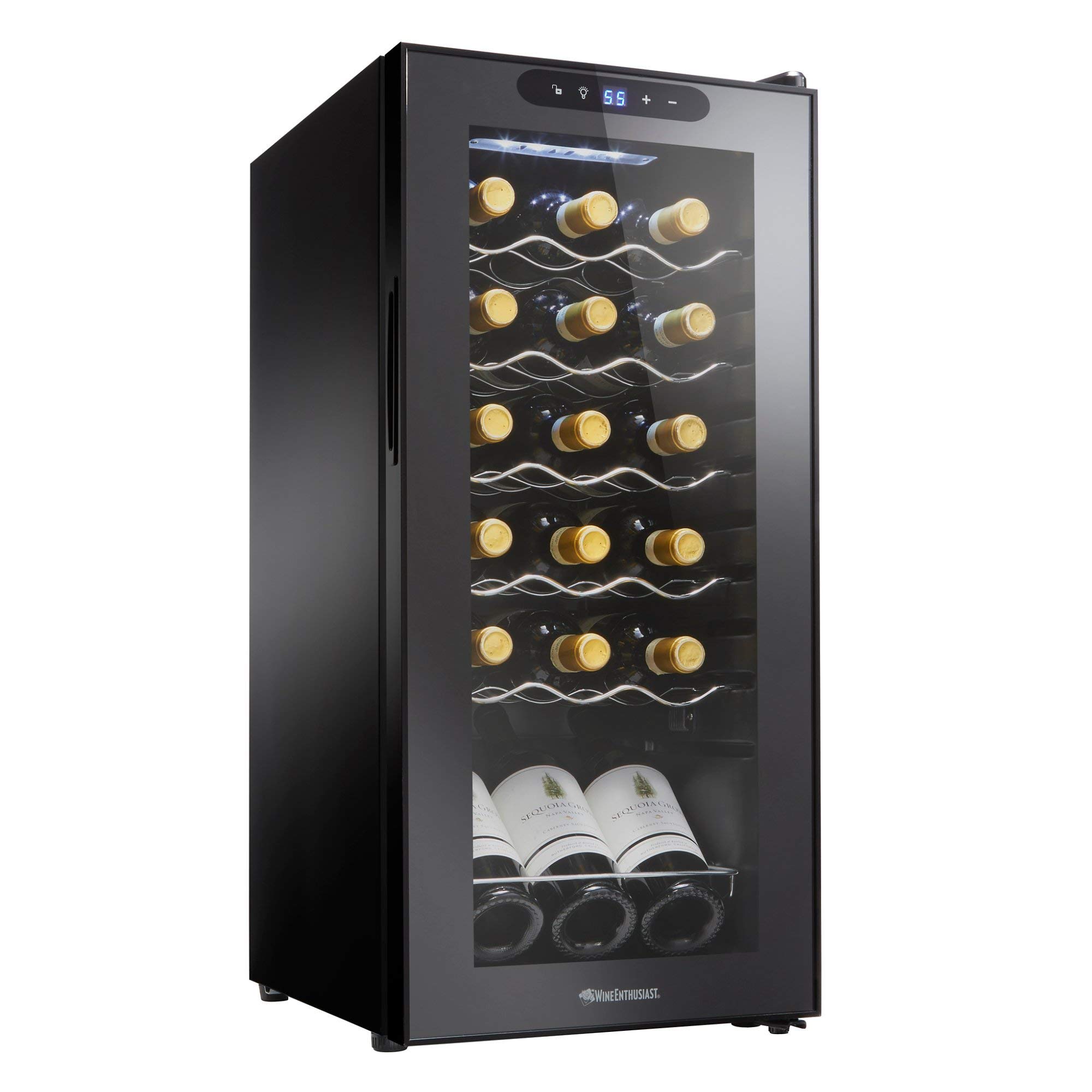 18-Bottle Wine Cooler with Compressor - Perfect for Home & Bar Storage