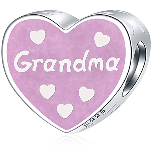 Grandma Heart Charms